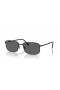 Ray-Ban RB3717 XL (57 - 18) le lionsaí Liath agus Dubh fráma Sunglasses