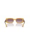 Ray-Ban RB4395F Kiliane Bith-Bhunaithe M (54 - 21) le Violet lionsaí agus Sunglasses fráma Buí