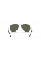 Ray-Ban RB3025 the Aviator Clasaiceach XL (58 - 14) le Glas lionsaí agus Liath fráma Sunglasses