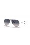 Ray-Ban RB3025 the Aviator Grádán M (55 - 14) le lionsaí Gorm agus Silver fráma Sunglasses