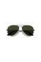 Ray-Ban RB3025 the Aviator Clasaiceach XL (58 - 14) le Glas lionsaí agus Dubh fráma Sunglasses