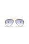 Ray-Ban RB3584N Blaze the Aviator M (58 - 13) le lionsaí Gorm agus Óir fráma Sunglasses