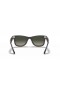 Ray-Ban RB2140 Bunaidh Wayfarer Meascán Dath L (50 - 22) le lionsaí Liath agus Liath fráma Sunglasses
