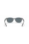 Ray-Ban RB2132 Nua Wayfarer Clasaiceach M (55 - 18) le lionsaí Gorm agus Liath fráma Sunglasses