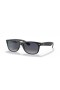 Ray-Ban RB2132 Nua Wayfarer Clasaiceach M (55 - 18) le lionsaí Gorm agus Dubh fráma Sunglasses