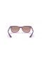 Ray-Ban RB9052SF Nua Wayfarer Páistí M (50 - 15) le Violet lionsaí agus Bándearg fráma Sunglasses