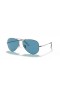 Ray-Ban RB3689 the Aviator Miotail II XXL (62 - 14) le lionsaí Gorm agus Silver fráma Sunglasses