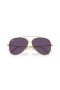 Ray-Ban RBR0101S the Aviator Droim ar ais L (59 - 11) le Violet lionsaí agus Óir fráma Sunglasses