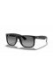 Ray-Ban RB4165F Justin Clasaiceach M (55 - 17), le lionsaí Liath agus Dubh fráma Sunglasses