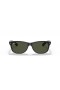 Ray-Ban RB2132 Nua Wayfarer Clasaiceach S (52 - 18) le Glas lionsaí agus Dubh fráma Sunglasses