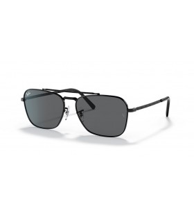 Ray-Ban RB3636 Nua Carbhán XL (58 - 15) le lionsaí Liath agus Dubh fráma Sunglasses