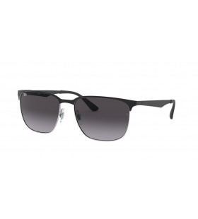 Ray-Ban RB3569 XL (59 - 17), le lionsaí Liath agus Dubh fráma Sunglasses