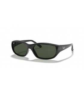 Ray-Ban RB2016 Daidí-O XL (59 - 17) le Glas lionsaí agus Dubh fráma Sunglasses