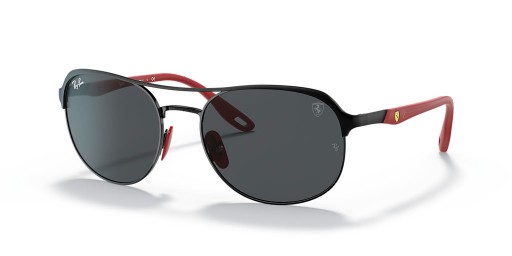 Ray-Ban RB3685M Scuderia Ferrari Collection XL (58 - 19) con lenti Grigio e Nero frame Occhiali da sole