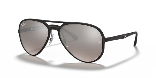 Ray-Ban RB4320CH Chromance L (58 - 16) con lenti Argento e Nero frame Occhiali da sole