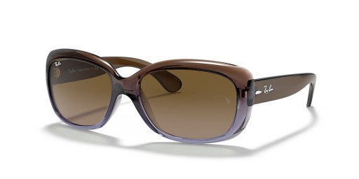 Ray-Ban RB4101 Jackie Ohh M (58 - 17) con lenti Marrone e Marrone frame Occhiali da sole