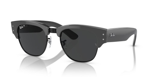 Ray-Ban RB0316S Mega Clubmaster L (50 - 21) con lenti Nere e Nero frame Occhiali da sole