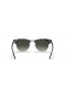 Ray-Ban RB3016 Clubmaster Fleck L (51 - 21) con lenti Grigio e Tortoise frame Occhiali da sole