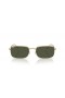 Ray-Ban RB3746 XL (56 - 20) con lenti Verdi e Oro frame Occhiali da sole
