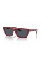 Ray-Ban RB4396 Warren Bio-Based M (54 - 20) con lenti Grigio e Rosso frame Occhiali da sole