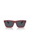 Ray-Ban RB4396 Warren Bio-Based M (54 - 20) con lenti Grigio e Rosso frame Occhiali da sole
