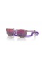 Ray-Ban RB9052S New Wayfarer Bambini S (47 - 15) con lenti Blu e Viola frame Occhiali da sole