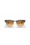 Ray-Ban RB3016 Clubmaster Fleck L (51 - 21) con lenti Marrone e Marrone frame Occhiali da sole