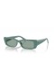 Ray-Ban RB4425 Teru Bio-Based M (54 - 17) con lenti Verdi e Verde cornice Occhiali da sole