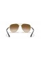 Ray-Ban RB3683 L (56 - 15) con lenti Marrone e Oro frame Occhiali da sole