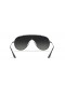 Ray-Ban RB3597 Ali XL (0 - 133) con lenti Grigio e Nero frame Occhiali da sole