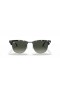 Ray-Ban RB3016 Clubmaster Fleck L (51 - 21) con lenti Grigio e Tortoise frame Occhiali da sole