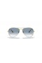Ray-Ban RB3025 Aviator Gradient XXL (62 - 14) con lenti Blu e Oro frame Occhiali da sole