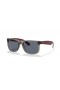 Ray-Ban RB4165 Justin Colori Mix XS (51 - 16) con lenti Grigio e Grigio cornice Occhiali da sole