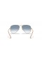 Ray-Ban RB3025 Aviator Gradient XXL (62 - 14) con lenti Blu e Oro frame Occhiali da sole