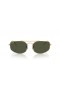 Ray-Ban RB3845 Explorer V XXL (60 - 17) con lenti Verdi e Oro frame Occhiali da sole