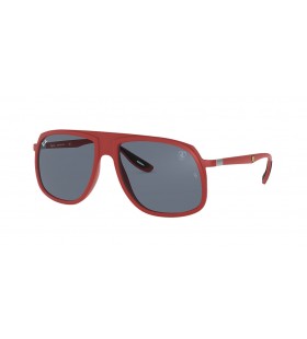 Ray-Ban RB4308M Scuderia Ferrari Collection XL (57 - 17) con lenti Grigio e Rosso frame Occhiali da sole