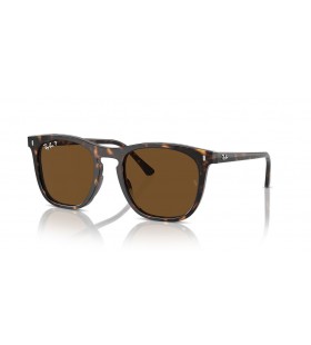 Ray-Ban RB2210 L (53 - 21) con lenti Brown Tortoise frame Occhiali da sole