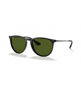 Ray-Ban RB4171F Erika Classico M (54 - 18) con lenti Verde e telaio Nero Occhiali da sole