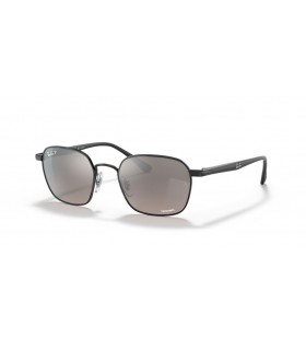Ray-Ban RB3664CH Chromance S (50 - 19) con lenti Argento e Nero frame Occhiali da sole