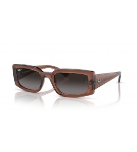 Ray-Ban RB4395 Kiliane Bio-Based M (54 - 21) con lenti Grigio e Marrone frame Occhiali da sole