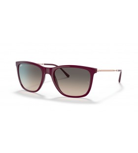 Ray-Ban RB4344 XL (56 - 19) con lenti Grigio e Rosso frame Occhiali da sole