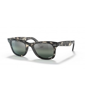 Ray-Ban RB2140 Original Wayfarer Chromance L (50 - 22) con lenti Argento e Tartaruga frame Occhiali da sole