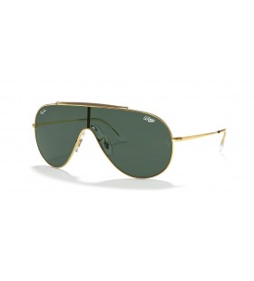 Ray-Ban RB3597 Ali XL (0 - 133) con lenti Verdi e Oro frame Occhiali da sole