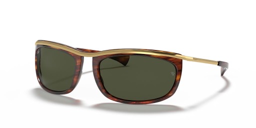 Ray-Ban RB2319リンピック選手たXXL(62-19)グリーンレンズブラウンフレームサングラス