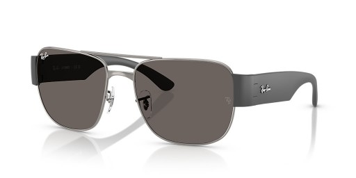 Ray-Ban RB3756XL(56-18）グレーレンズや銀のフレームサングラス