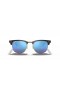 Ray-Ban RB3016Clubmaster FlashレンズL(51-21)ブルーレンズタートルフレームサングラス