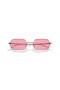 Ray-Ban RB3728YeviバイオXL(58-18）ピンク色のレンズや銀のフレームサングラス
