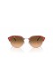 Ray-Ban RB4429XL(53-20)ピンク色のレンズレッドフレームサングラス