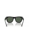Ray-Ban RBR0502SF Wayfarer逆M(53-20)グリーンレンズは、黒フレームサングラス
