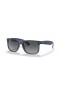 Ray-Ban RB4165ジャスティンクラシックS(54-16)グレイレンズ、ブルーフレームサングラス